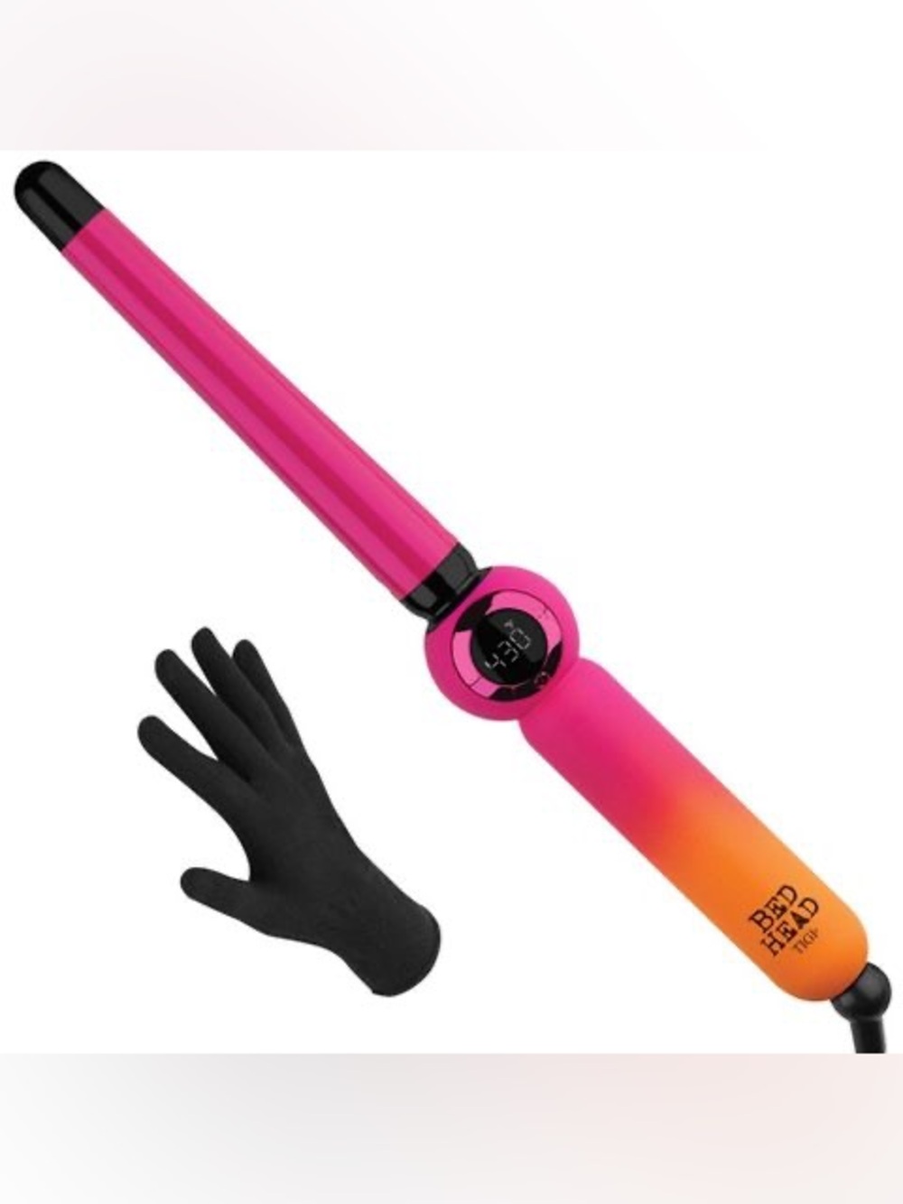 Bed Head Rock N' Waver Digital Tapered Curling Wand | Natural-Looking, Textured